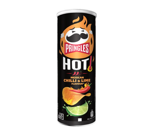 US Pringles HOT Mexican Chilli & Lime 160g