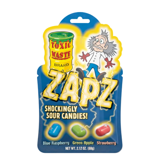 Toxic Waste Zapz Assorted Sour Candies 60g