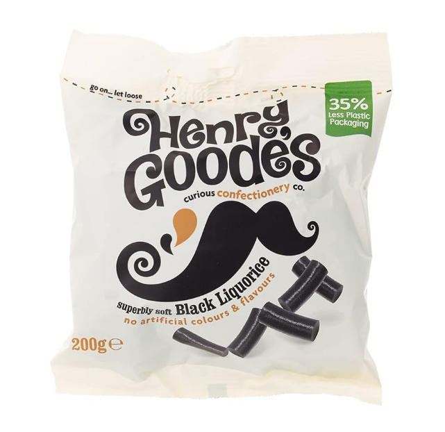 UK Henry Goodes Superbly Soft Black Liquorice 140g