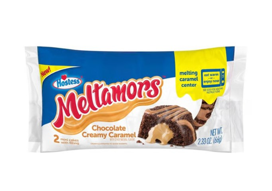 Hostess Meltamors Chocolate Caramel 2Pk 66g