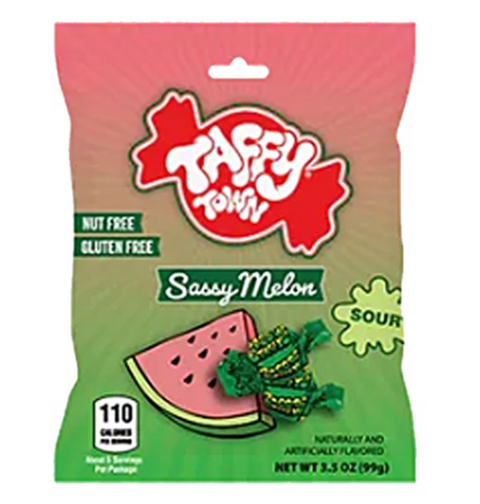 US Taffy Town Sour Sassy Melon 99g