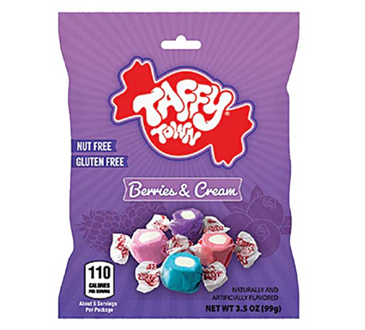 US Taffy Town Berries & Cream 99g