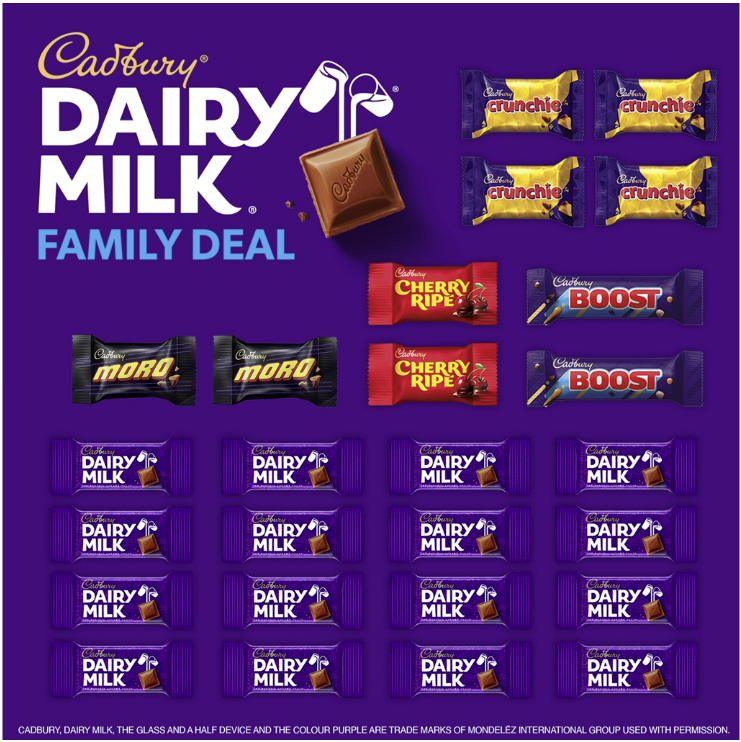 Cadbury Dairy Milk Family Deal Showbag