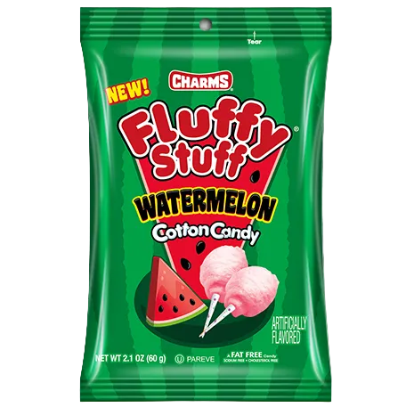 Fluffy Stuff Watermelon Flavored Cotton Candy 60g