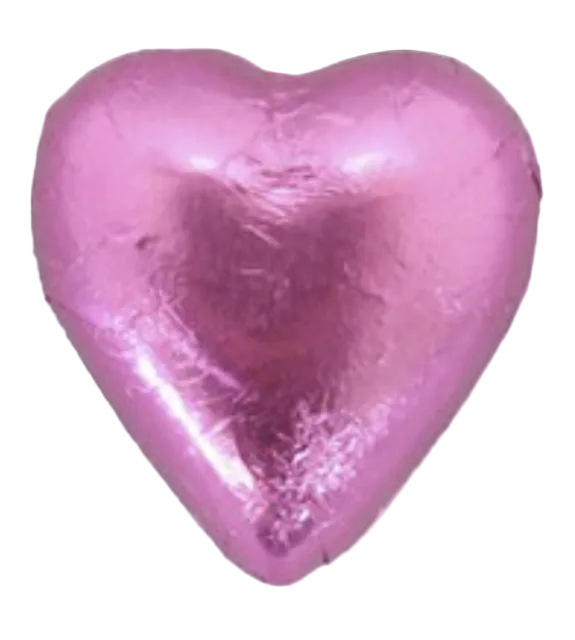 Pauls Chocolates Pink Milk Chocolate Hearts