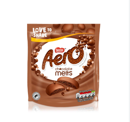 Nestle Aero Pouch Melts Milk 92g