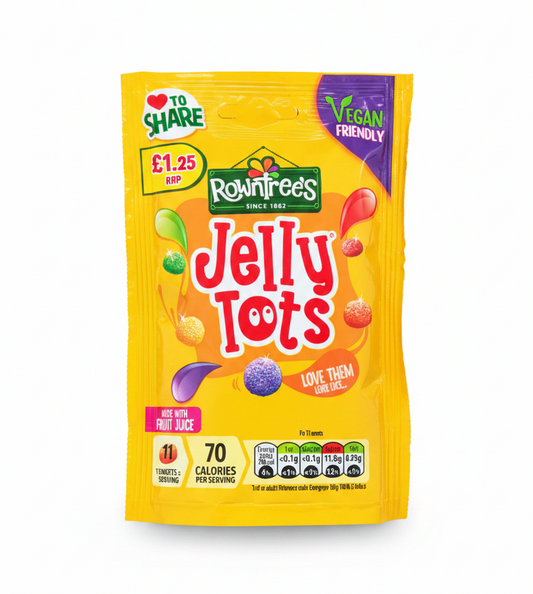 UK Rowntree's Jelly Tots Bag 120g