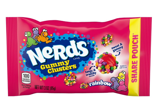 US Nerds Gummy Clusters Rainbow 85g