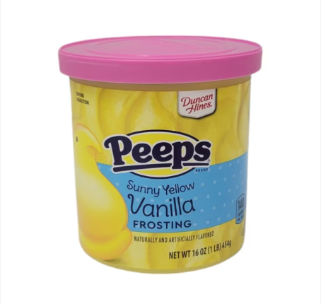 Peeps Sunny Yellow Vanilla Frosting 454g