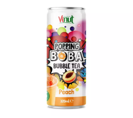 Popping Boba Peach Can 320ml