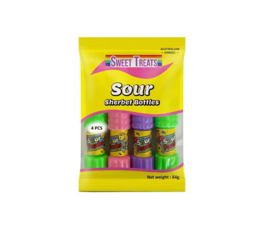 Sweet Treat Sherbet Bottles 64g