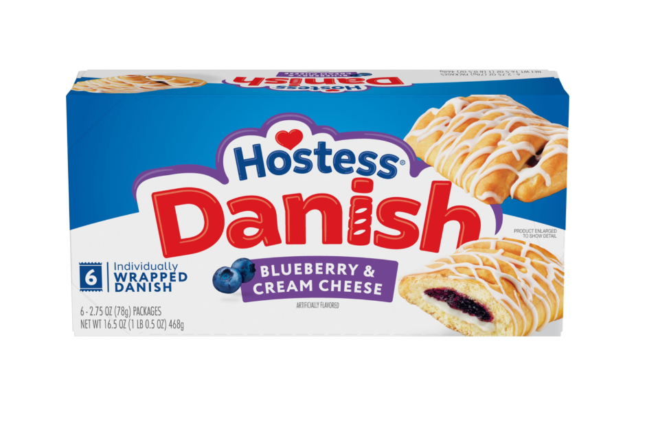 US Hostess Blueberry Cheese Danish 468g