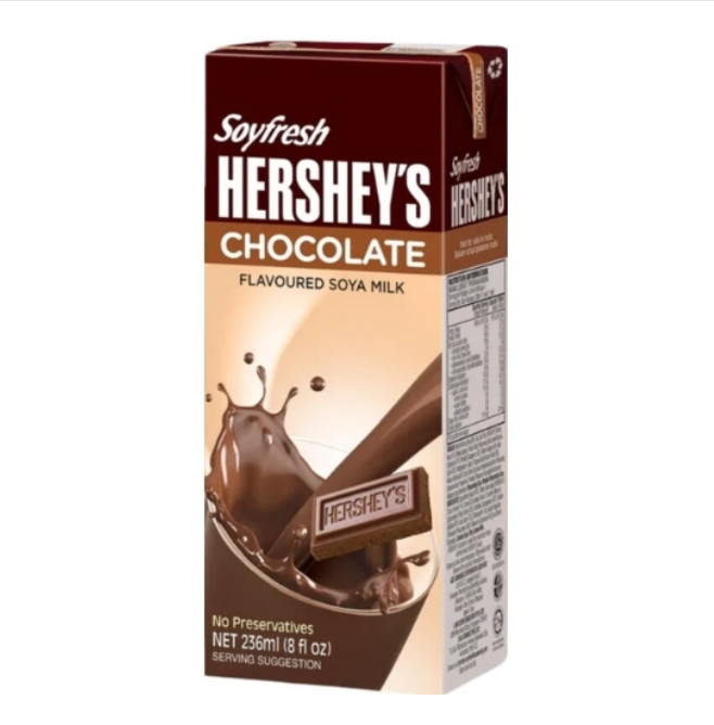 Hershey’s Chocolate Flavoured Soya Milk 236ml