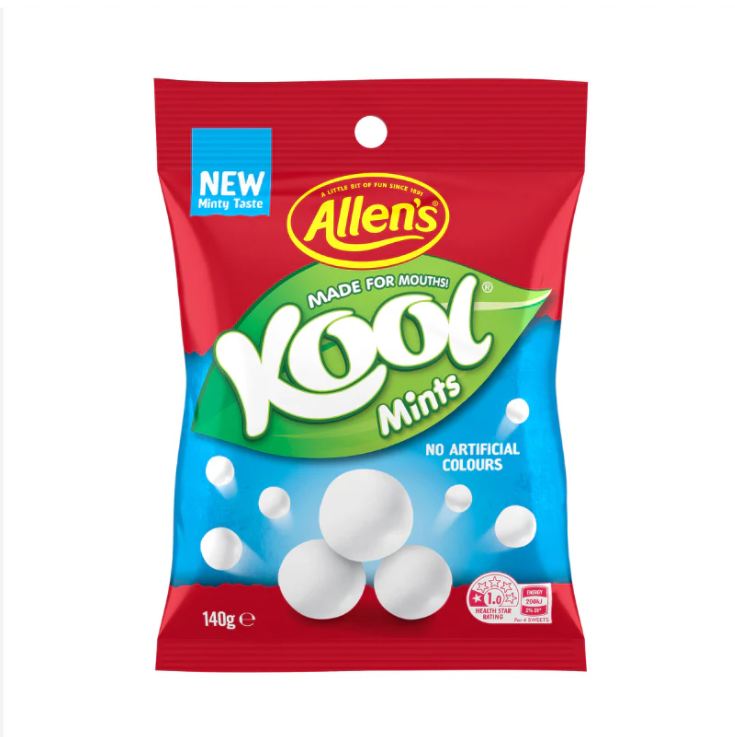 Allen's Kool Mints Bag 140g
