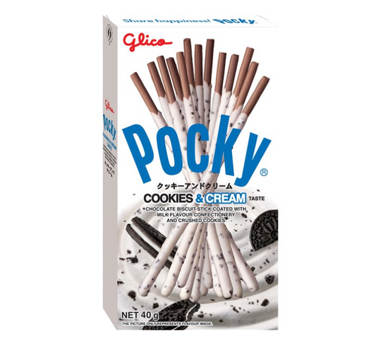 Pocky Cookies & Cream 40g - Tom's Confectionery Warehouse