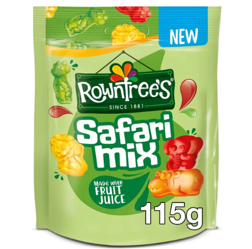 Rowntree's Safari Mix Sweet Bag 115g