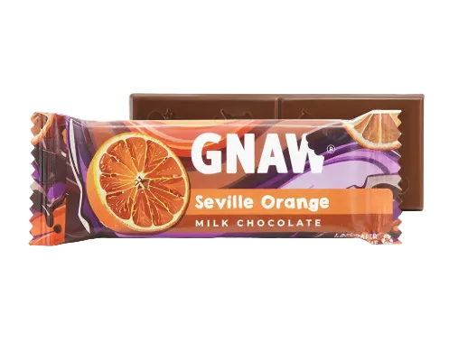 GNAW Serville Orange Milk Chocolate Snack Bar 35g