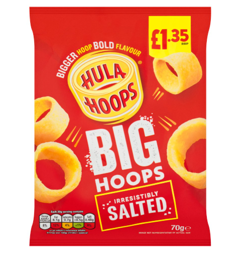 Hula Hoops Original Salted Rings 70g