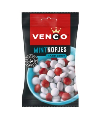 DL Venco Mintnopjes Hard Zout 120g