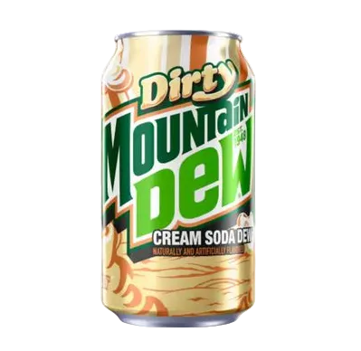 Mountain Dew Dirty Cream Soda Can 355ml
