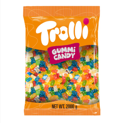 Trolli Gummi Bears 2kg - Tom's Confectionery Warehouse
