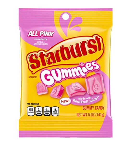 Starburst Gummies All Pink 141g