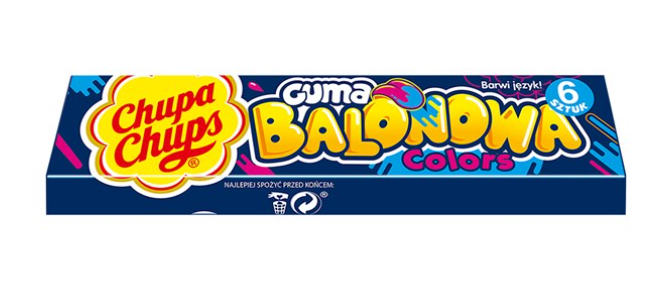 Chupa Chups Gum Balonowa Colors 27g