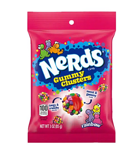 US Nerds Gummy Clusters Rainbow 85g