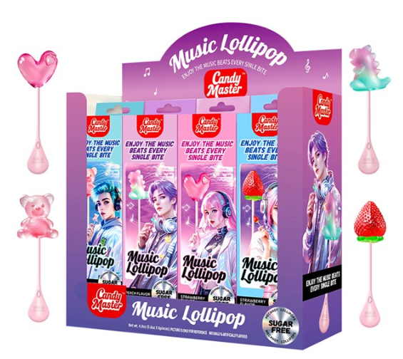 Candy Master Musical Lollipop 18g