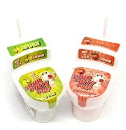 Universal Candy Dip n Lick Sour Potty Pop Apple 19g - Tom's Confectionery Warehouse