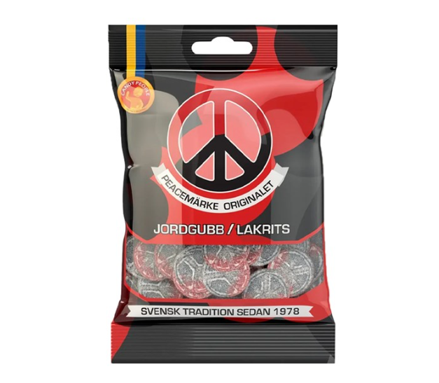 Peacemarke Original JORDGUBB / LAKRITS 80g