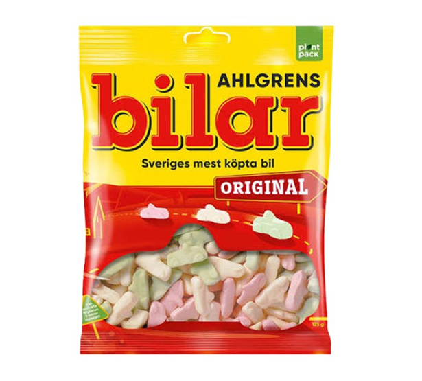 Swedish Bilar Original Jelly Cars Bag 125g
