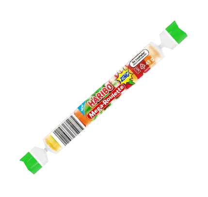 Swedish Haribo Mega Roulette Sour 45g