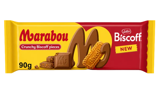 Swedish Marabou Lotus Biscoff Chocolate Bar 90g