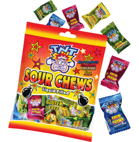 TNT Sour Chews 150g