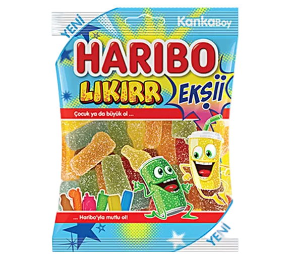 Haribo Halal Sour Soda Party Mix Likirr 80g
