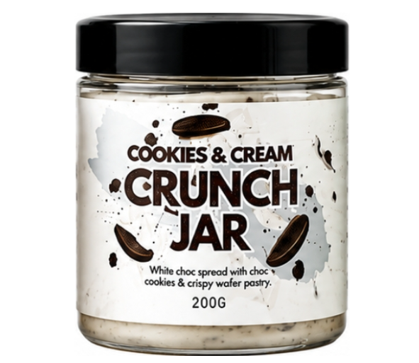 Crunch Jar Cookies & Cream 200g