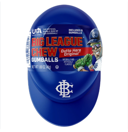 Big League Chew Baseball Helmet & Gumballs 48g