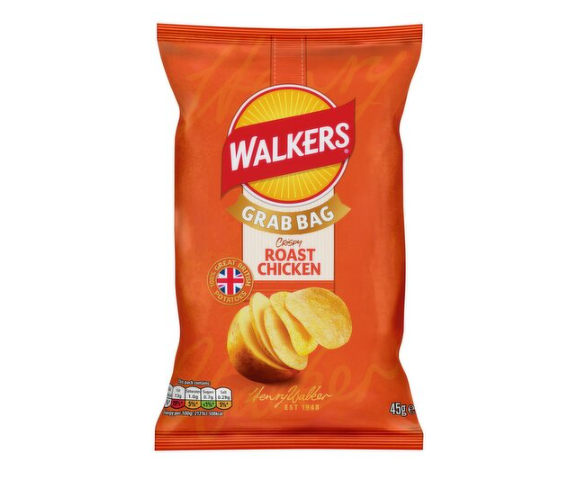 Walkers Roast Chicken Crisps 70g