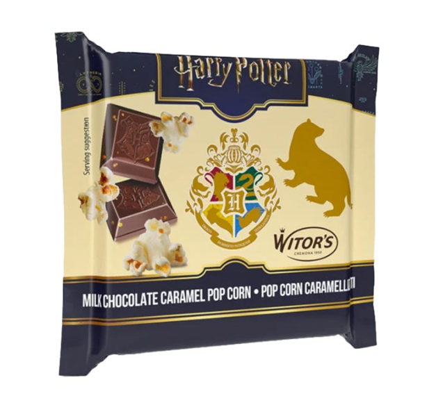 Harry Potter Milk Chocolate Caramel Pop Corn 40g
