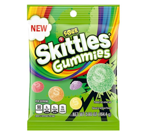 Skittles Sour Gummy 164g