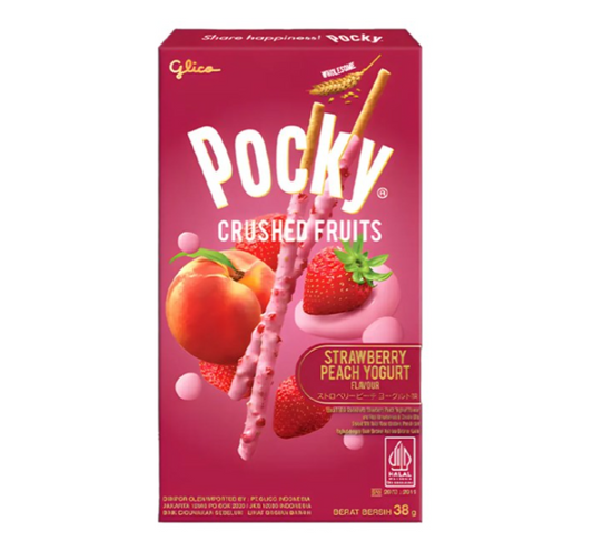 Pocky Crushed Strawberry & Peach 38g