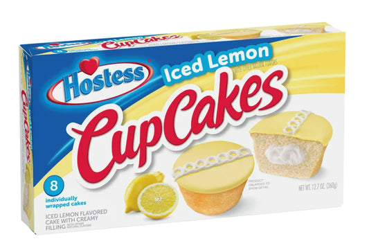 USA Hostess Cup Cake Iced Lemon 360g