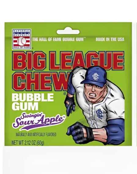 Big League Chew Swingin' Sour Apple 60g