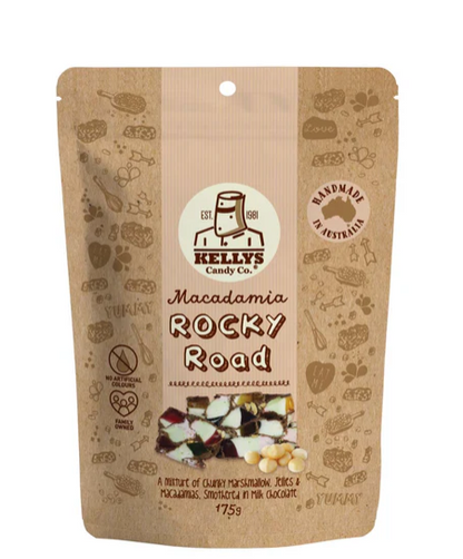 Kellys Macadamia Rocky Road 175g