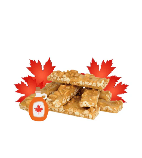 Kellys Maple Flavoured Peanut Brittle 1kg BULK