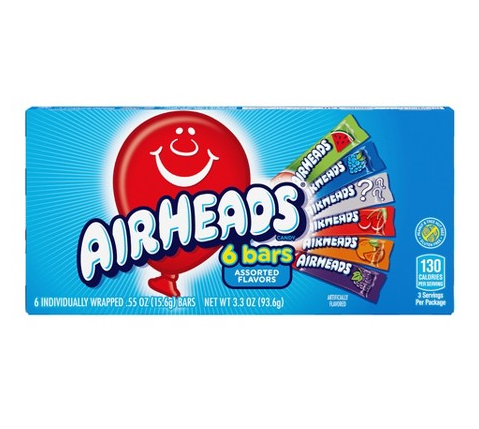US Airheads Theatre Box 6 Flavours 93.5g