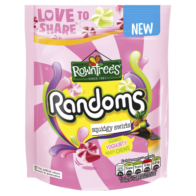 ROWNTREE'S SQUIDGY SWIRLS BAG 130g