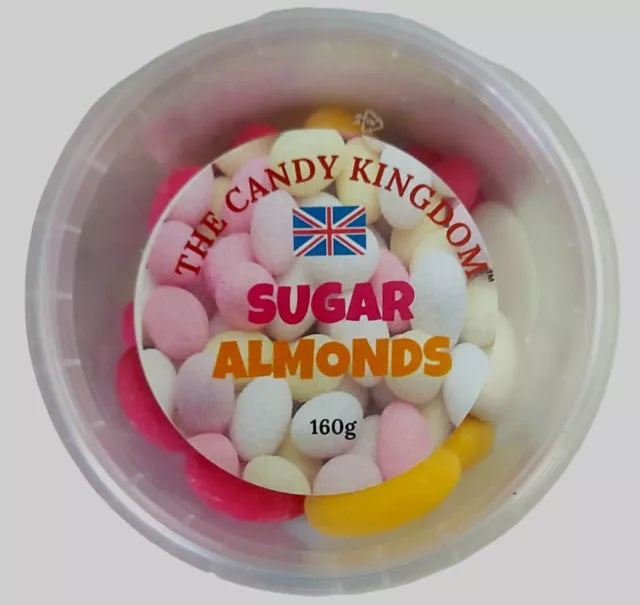 The Candy Kingdom - Sugar Coated Almonds tub 160g