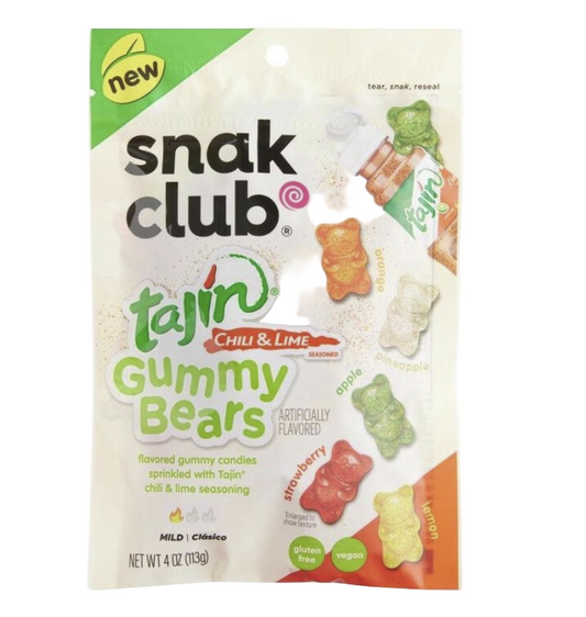 US Snack Club Tajin Gummy Bears 64g